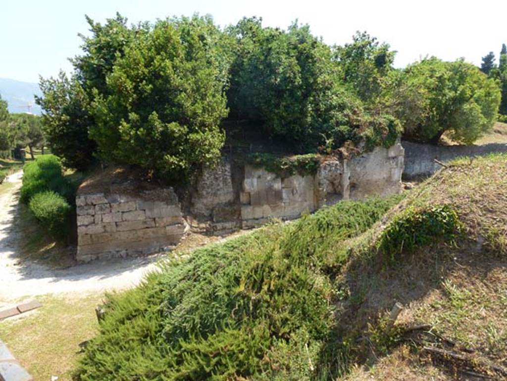 Walls and Sarno Gate, June 2012. Looking south towards remains of Sarno Gate. Photo courtesy of Michael Binns.