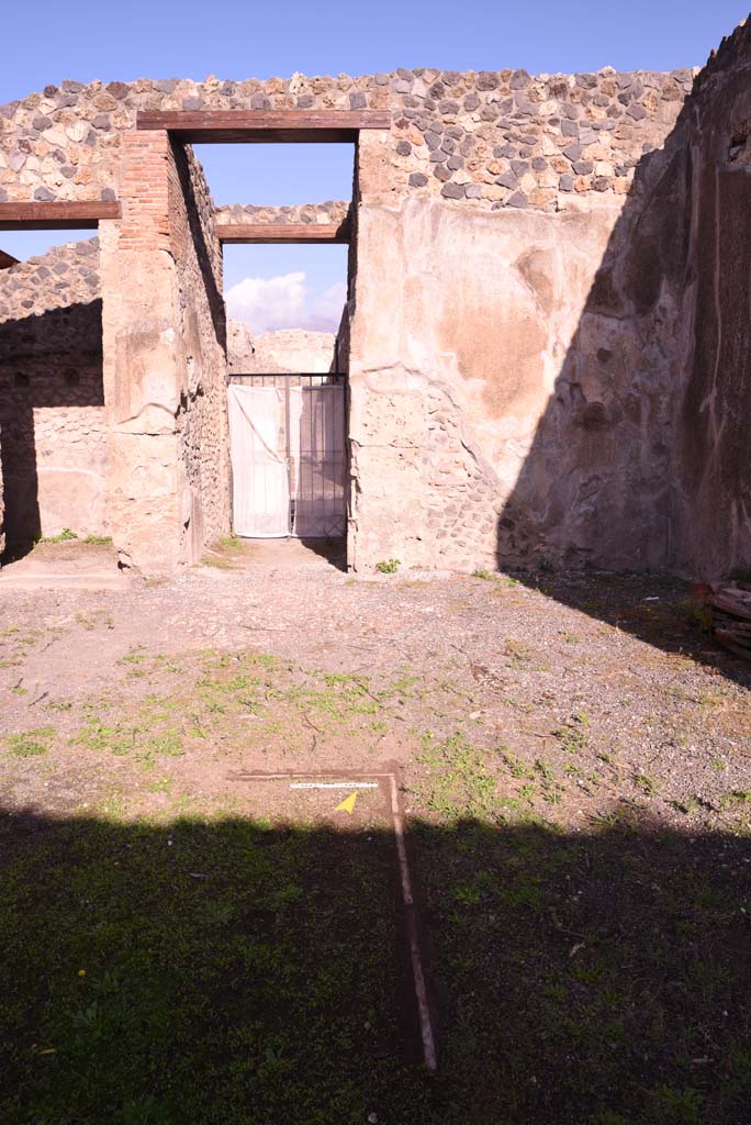 I.4.25 Pompeii. September 2019. Room 47, looking north across impluvium in atrium.
Foto Tobias Busen, ERC Grant 681269 DCOR.
