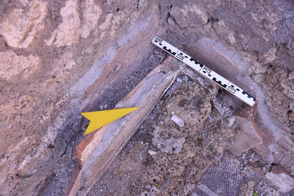 I.4.25/I.4.5 Pompeii. October 2019. Calidarium 41, detail in north-west corner.
Foto Tobias Busen, ERC Grant 681269 DCOR.
