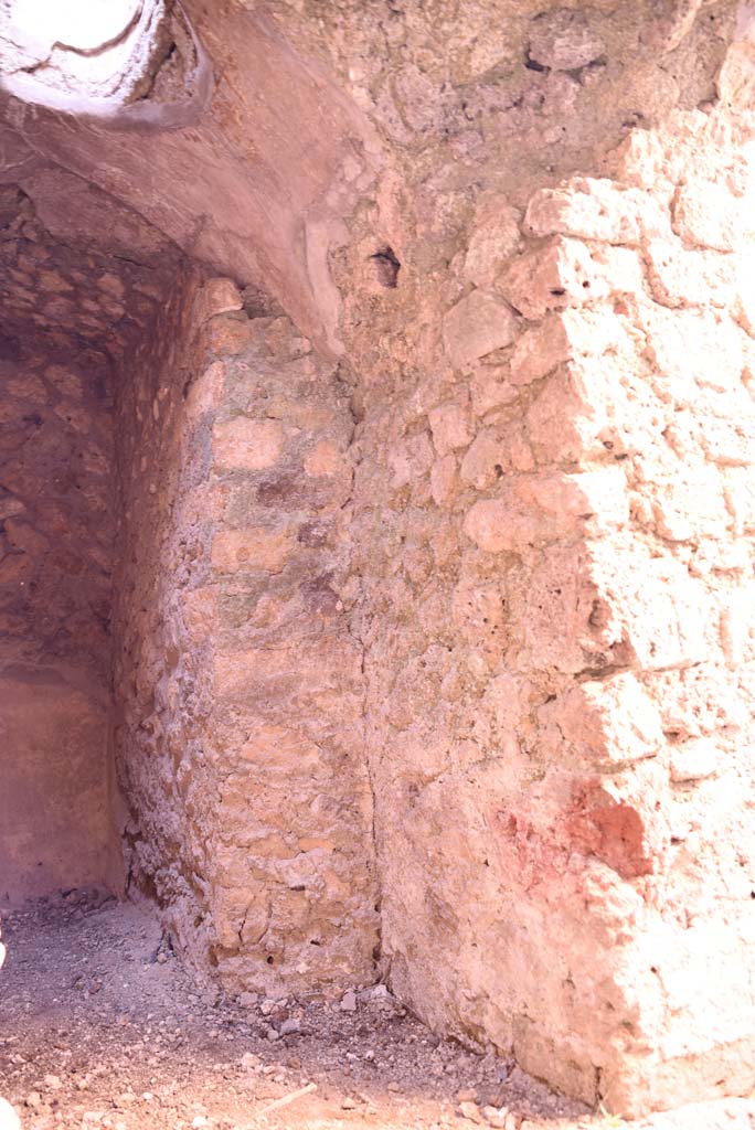 I.4.25/I.4.5 Pompeii. October 2019.  Unnumbered corridor/room, west wall of second vaulted area. 
Foto Tobias Busen, ERC Grant 681269 DCOR.
